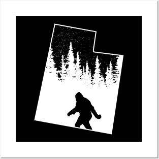 Utah Bigfoot Gift Posters and Art